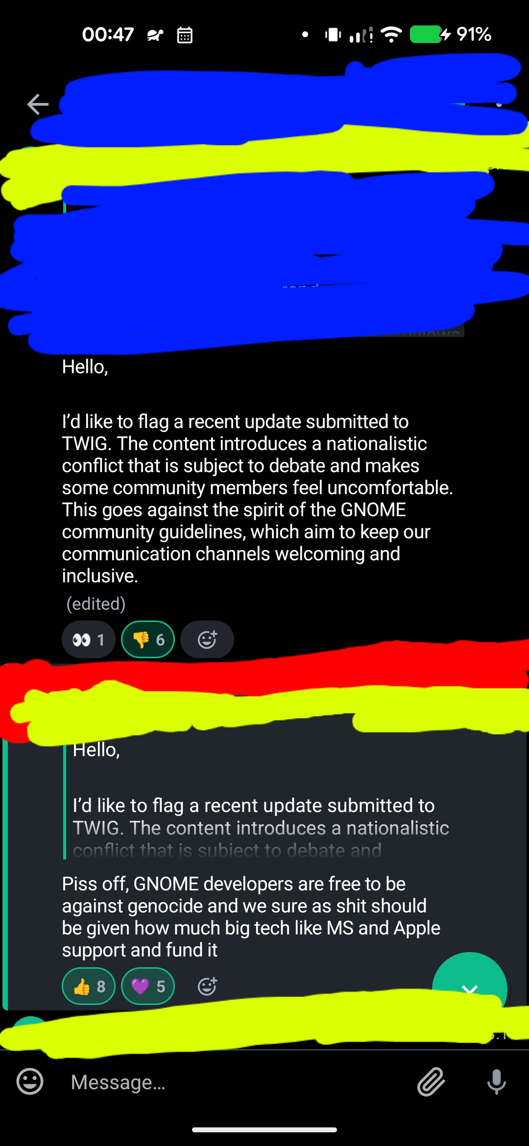 Posted media